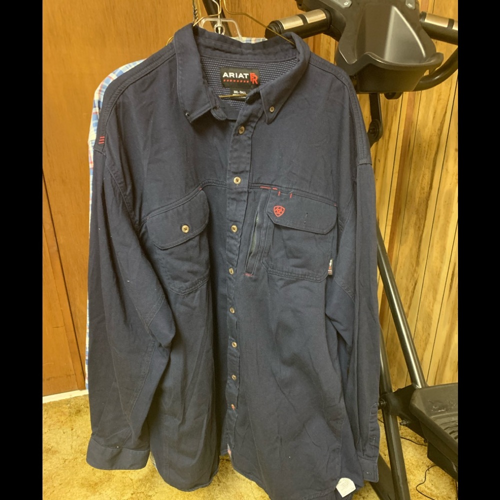 Mens Ariat FR Solid Vent Shirt